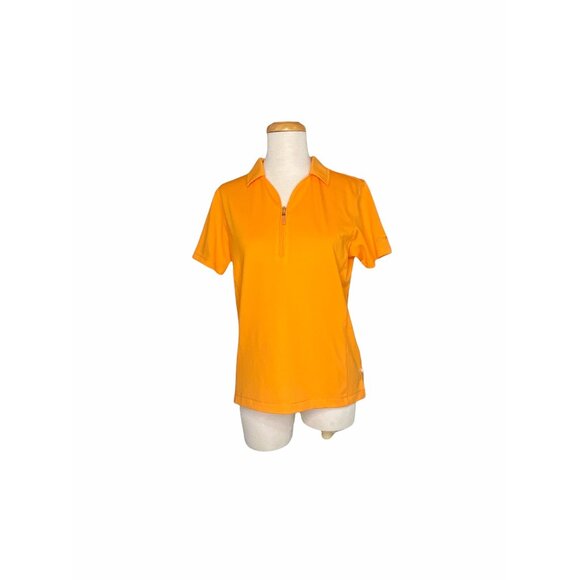 Callaway Women's Zip Golf Polo Golf Shirt Swing Tech Size M - Picture 1 of 7